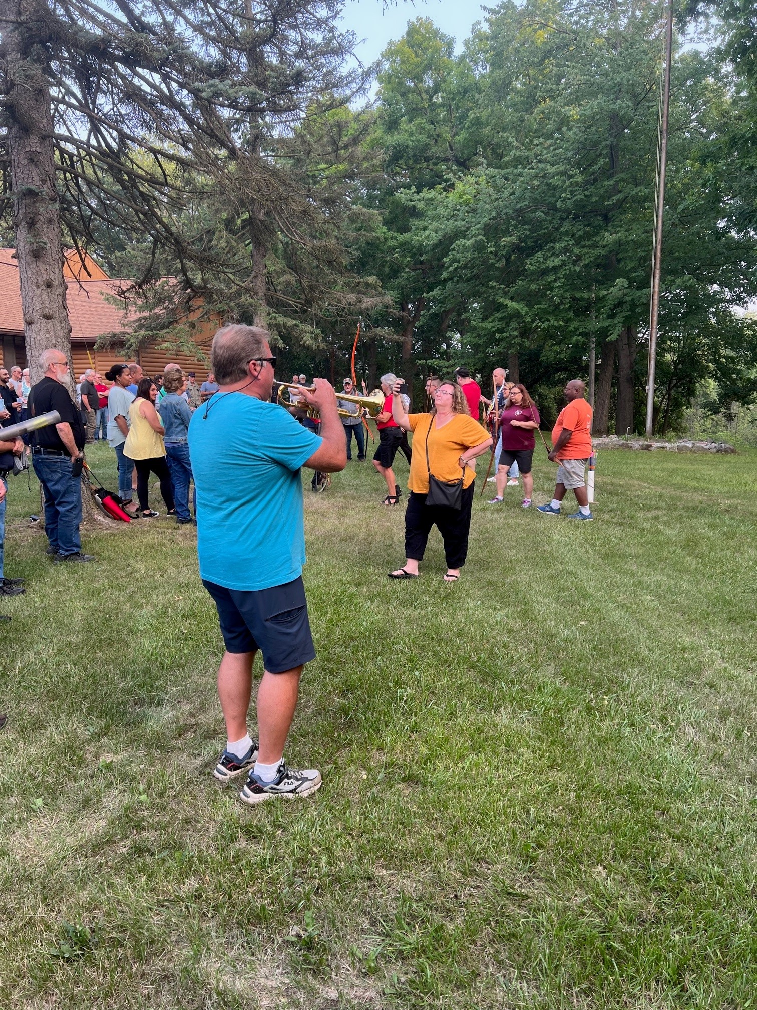 Archery club had a 21 Bow Salute 4