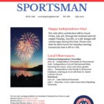 Front Page of OC Sportsman July 2025