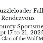 Muzzleloaders fall rendezvous 2025