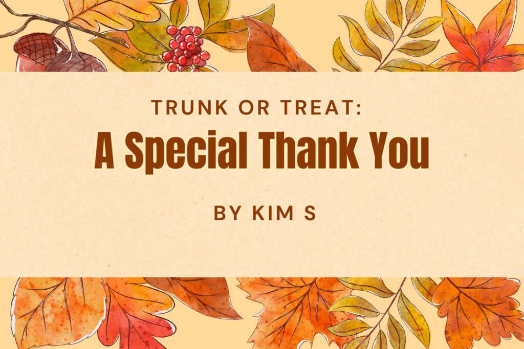 Trunk or Treat Thank You