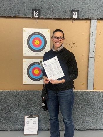 Krista Pruccoli in Barebow Senior Female - World Record