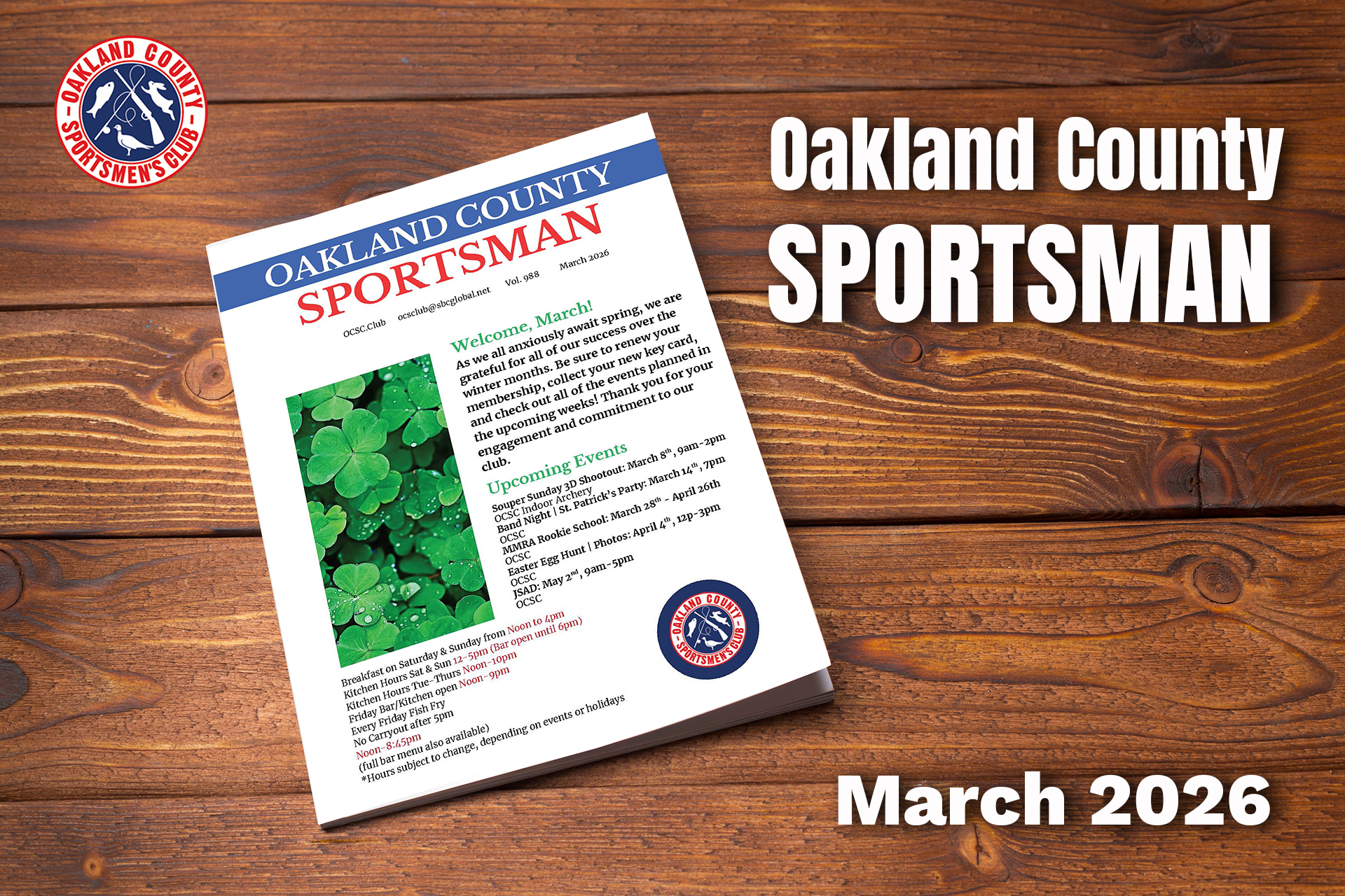 Oakland County Sportsman Featured Image March 2026