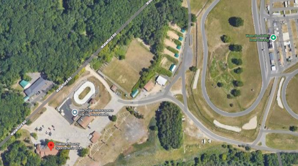 Screen Shot of Google Maps of the Club