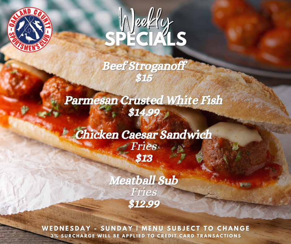 Weekly Specials