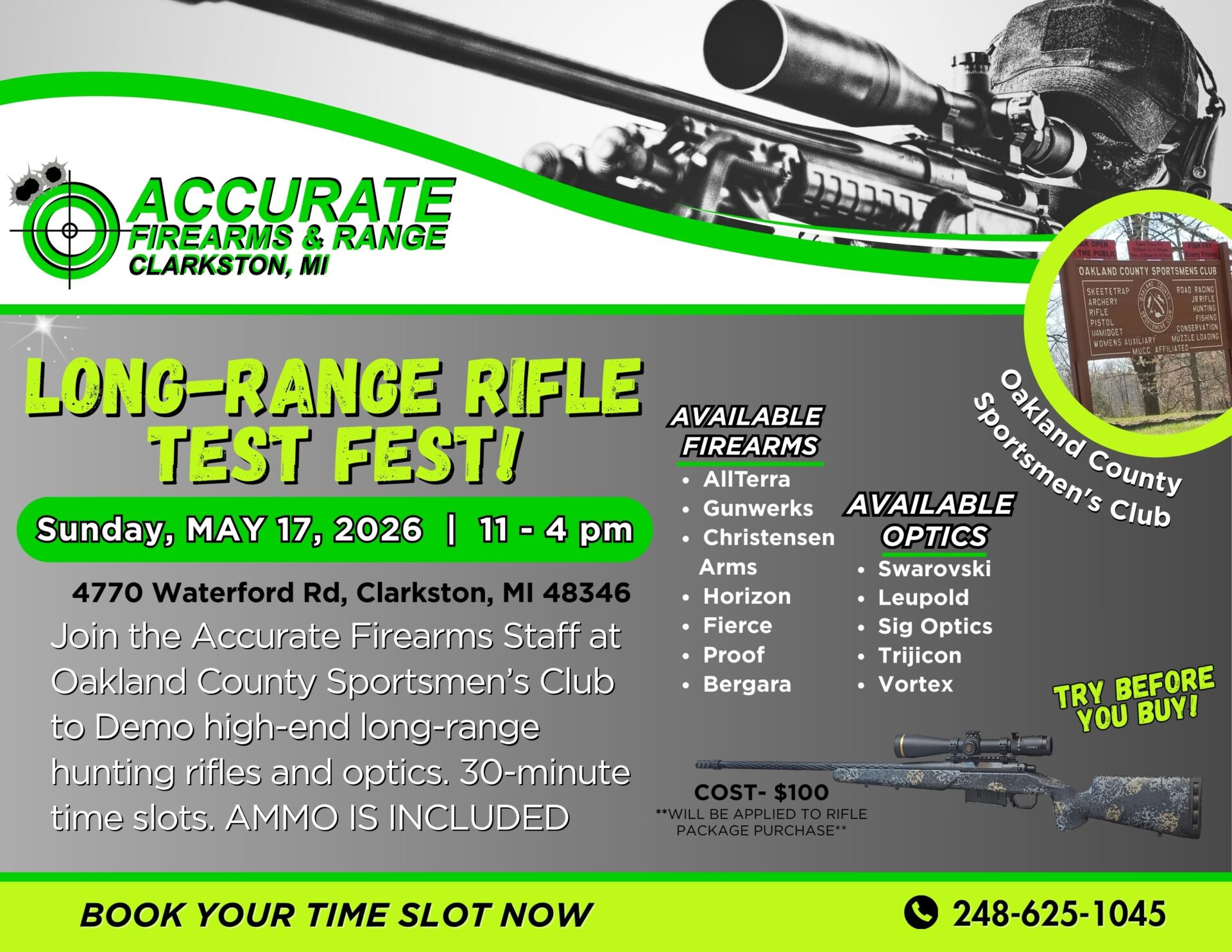 Rifle Test Flyer
