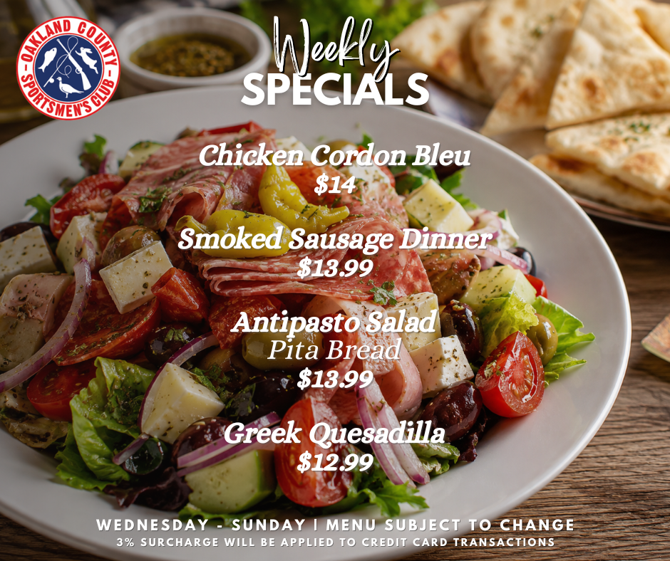 Weekly Specials August 5th 2026