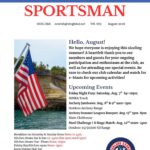 front page of sportsman magazine - august 2026