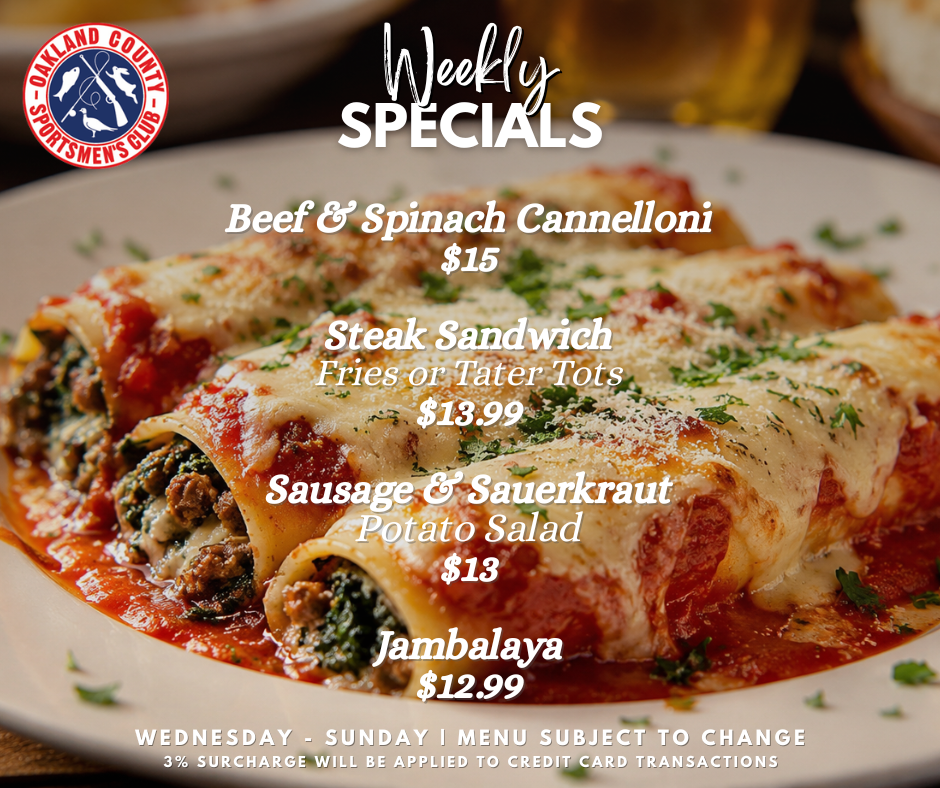 Aug 19 OCSC Weekly Specials