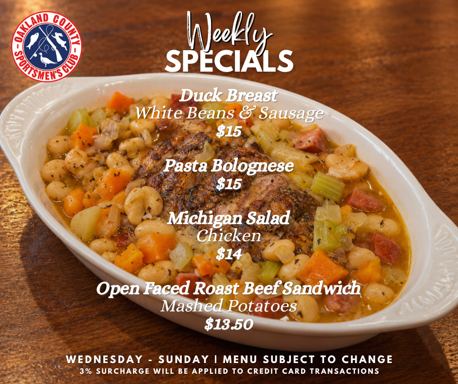 OCSC Weekly Specials