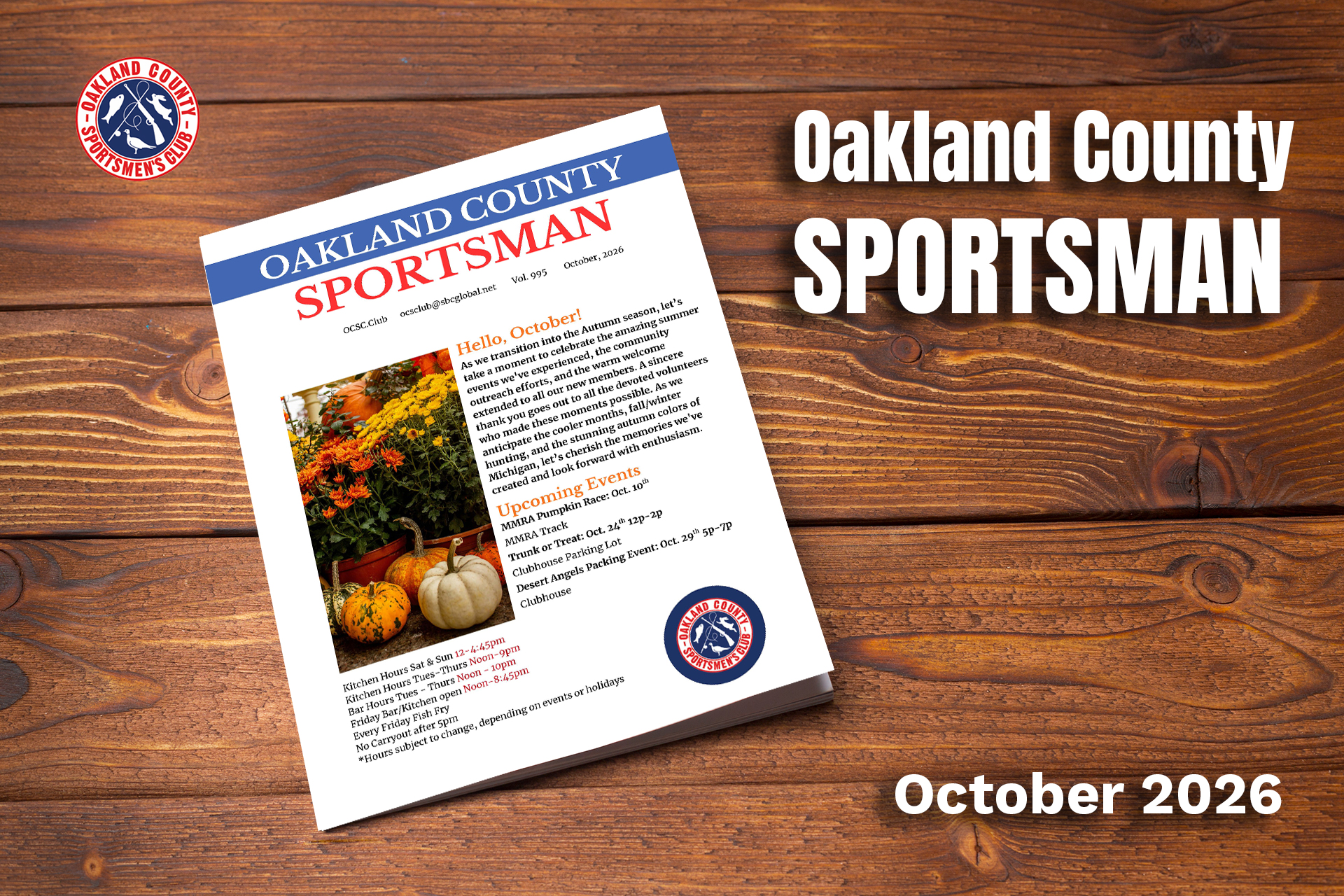 Magazine Cover October 2026