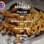 Weekly Specials Graphic for October 28th to November 1st.